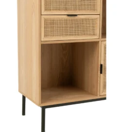 Regał BASONOT 174 cm naturalna*J-Line Sale