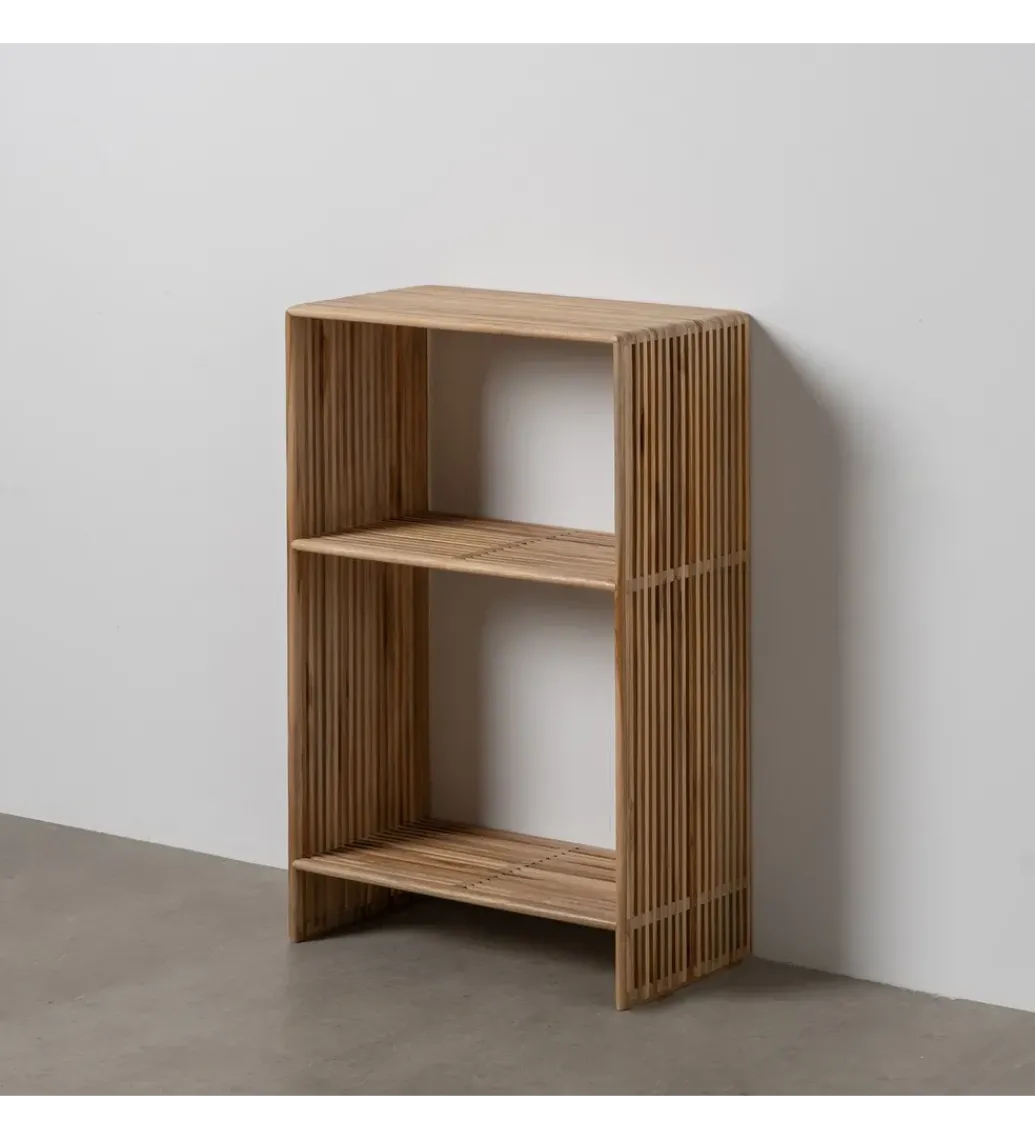 Regał BELLAMONTE 86 cm drewno teak naturalny*Zona-Design Best