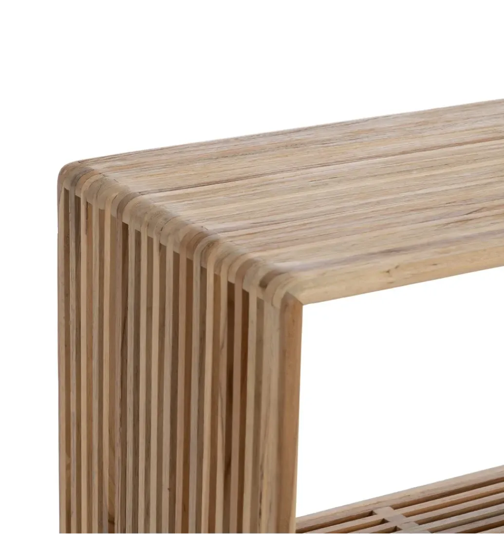 Regał BELLAMONTE 86 cm drewno teak naturalny*Zona-Design Best