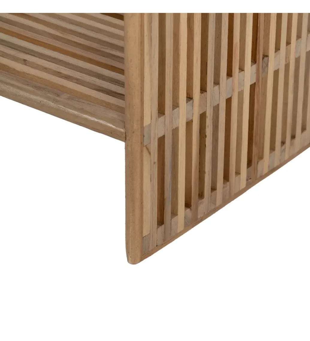 Regał BELLAMONTE 86 cm drewno teak naturalny*Zona-Design Best