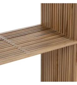 Regał BELLAMONTE 86 cm drewno teak naturalny*Zona-Design Best
