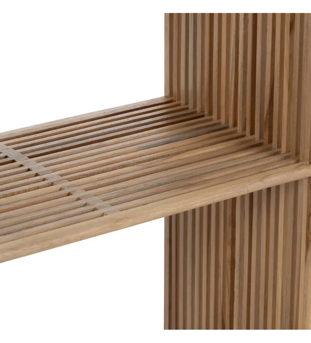 Regał BELLAMONTE 86 cm drewno teak naturalny*Zona-Design Best
