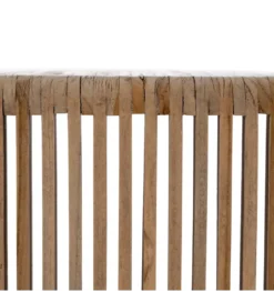 Regał BELLAMONTE 116 cm naturalny drewno teak*Zona-Design Clearance