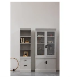 Regał BOLD 215 cm drewno sosny biały*WOOOD New