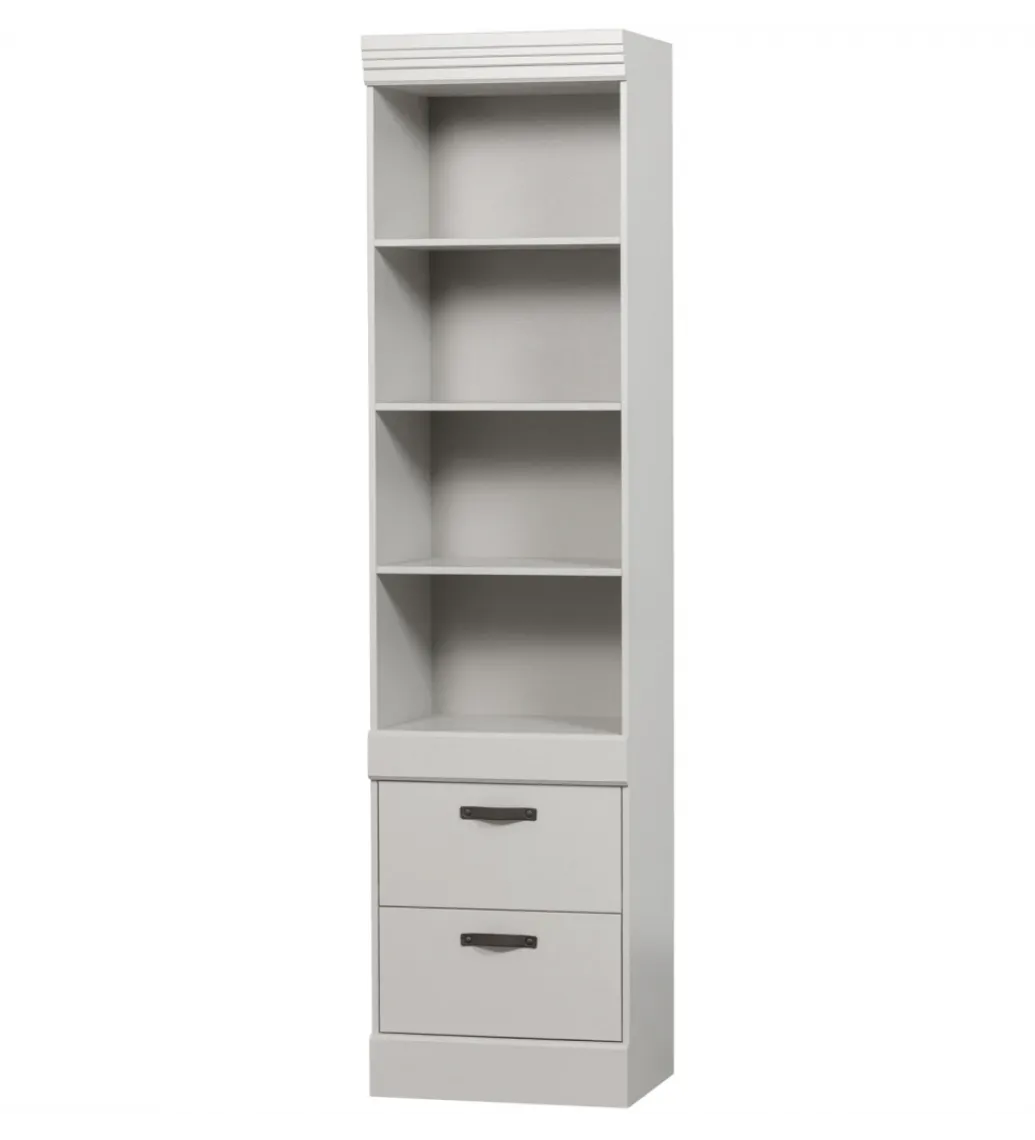 Regał BOLD 215 cm drewno sosny biały*WOOOD New