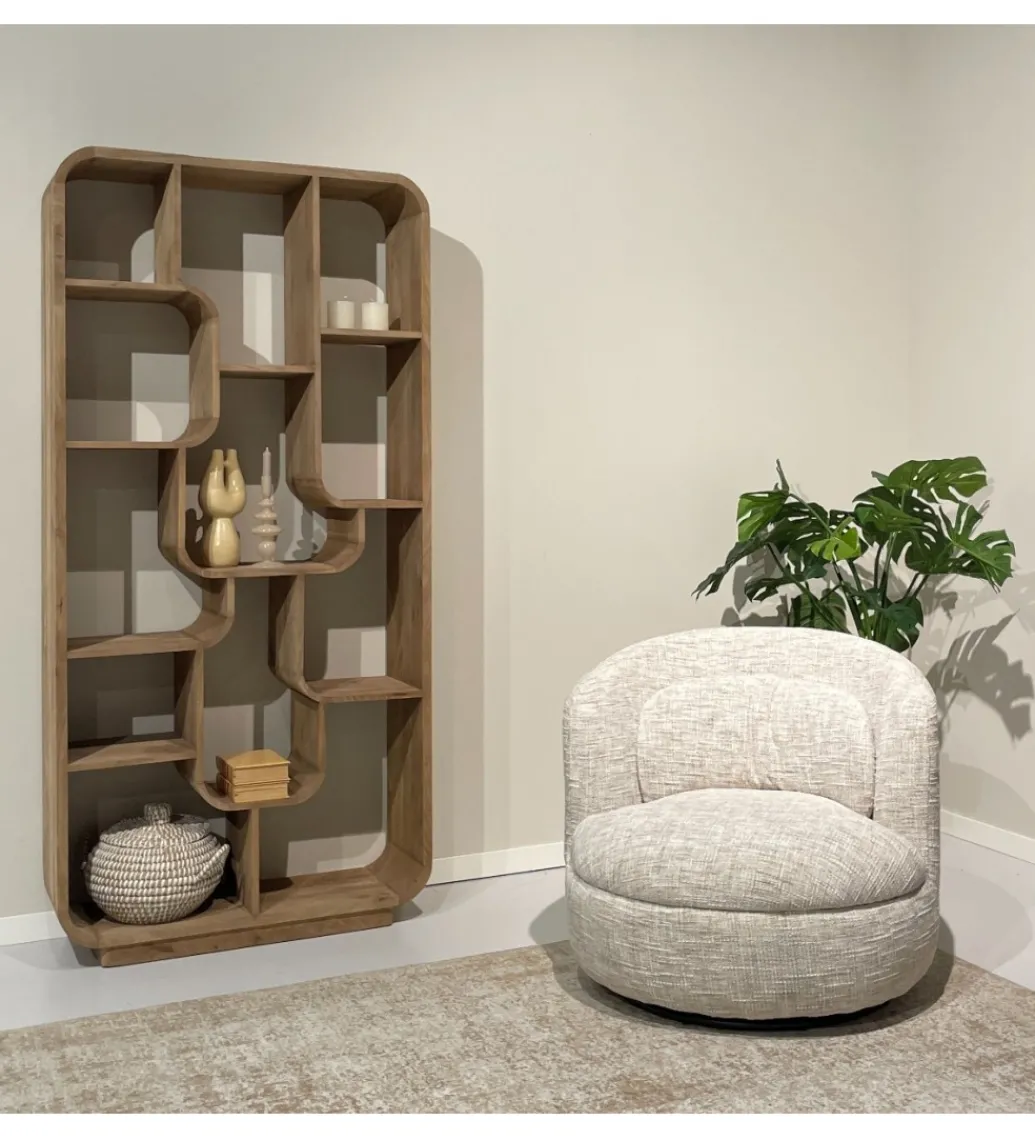 Regał BRIX LOGAN 190 cm drewno mango naturalny*LF-Design Discount