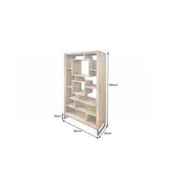 Regał Cube 88 cm drewno akacja honey*Invicta Interior - przedsprzedaż New