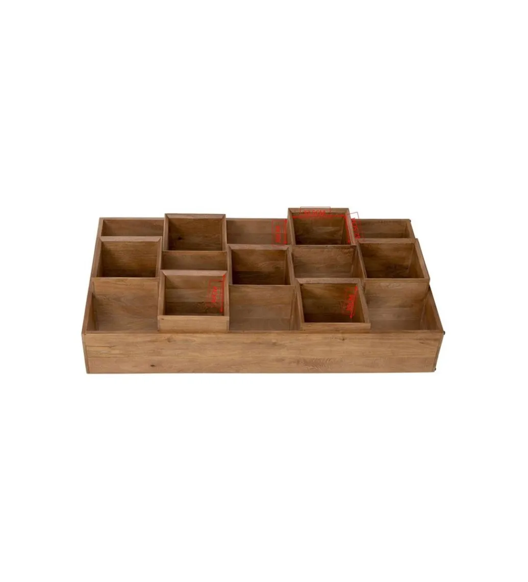 Regał CUBES BALANCE 103 x 192 cm drewno mango*KARE New