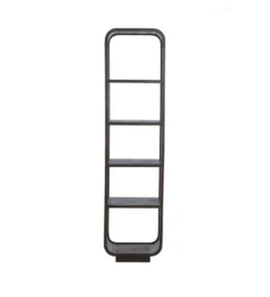 Regał DANE 50 x 200 cm czarny*L&L Outlet