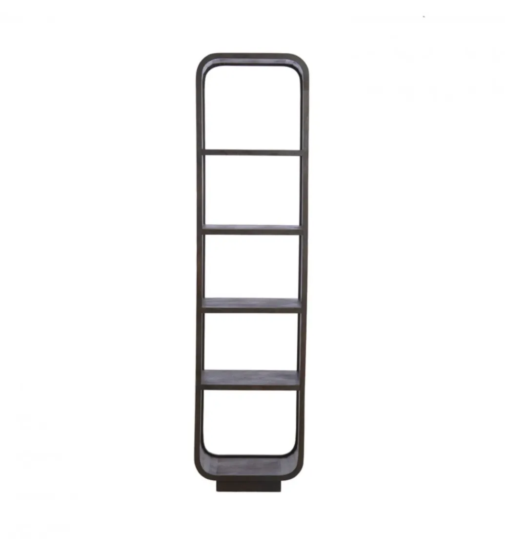 Regał DANE 50 x 200 cm czarny*L&L Outlet