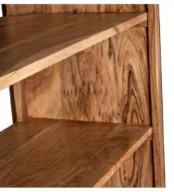 Regał ESTARNA 195 cm drewno akacja*Exclusivas Discount