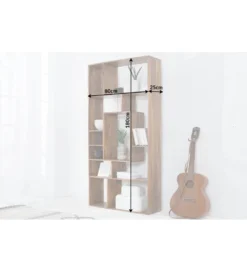 Regał FINICE Makassar II 180cm drewno sheesham*Invicta Interior - przedsprzedaż Discount