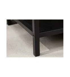 Regał FONTERA 114 cm czarny*Invicta Interior Clearance