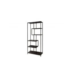 Regał FONTERA 185x77 cm czarny*Invicta Interior Outlet