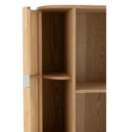 Regał GEZA 88 cm naturalny drewno sosna*J-Line Hot