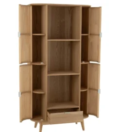 Regał GEZA 88 cm naturalny drewno sosna*J-Line Hot