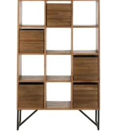 Regał GRACKY drewno teak naturalny*J-Line Clearance
