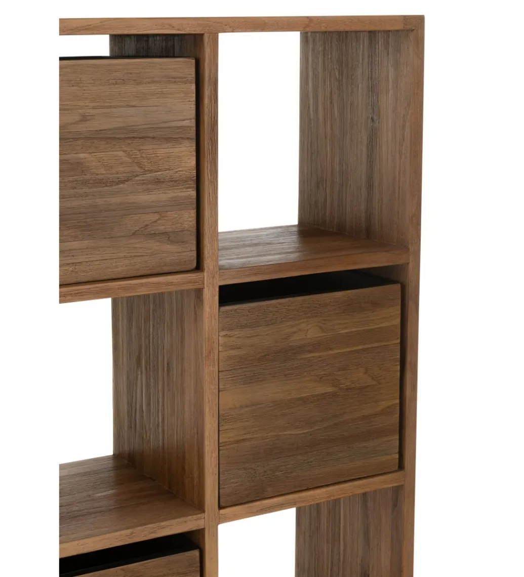 Regał GRACKY drewno teak naturalny*J-Line Clearance