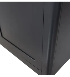 Regał GUNNAR 217 cm drewno sosny czarny mat*WOOOD Sale