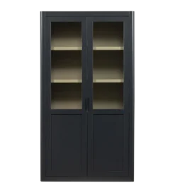 Regał GUNNAR 217 cm drewno sosny czarny mat*WOOOD Sale
