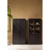 Regał GUNNAR 217 x 120 cm czarny mat*WOOOD Sale