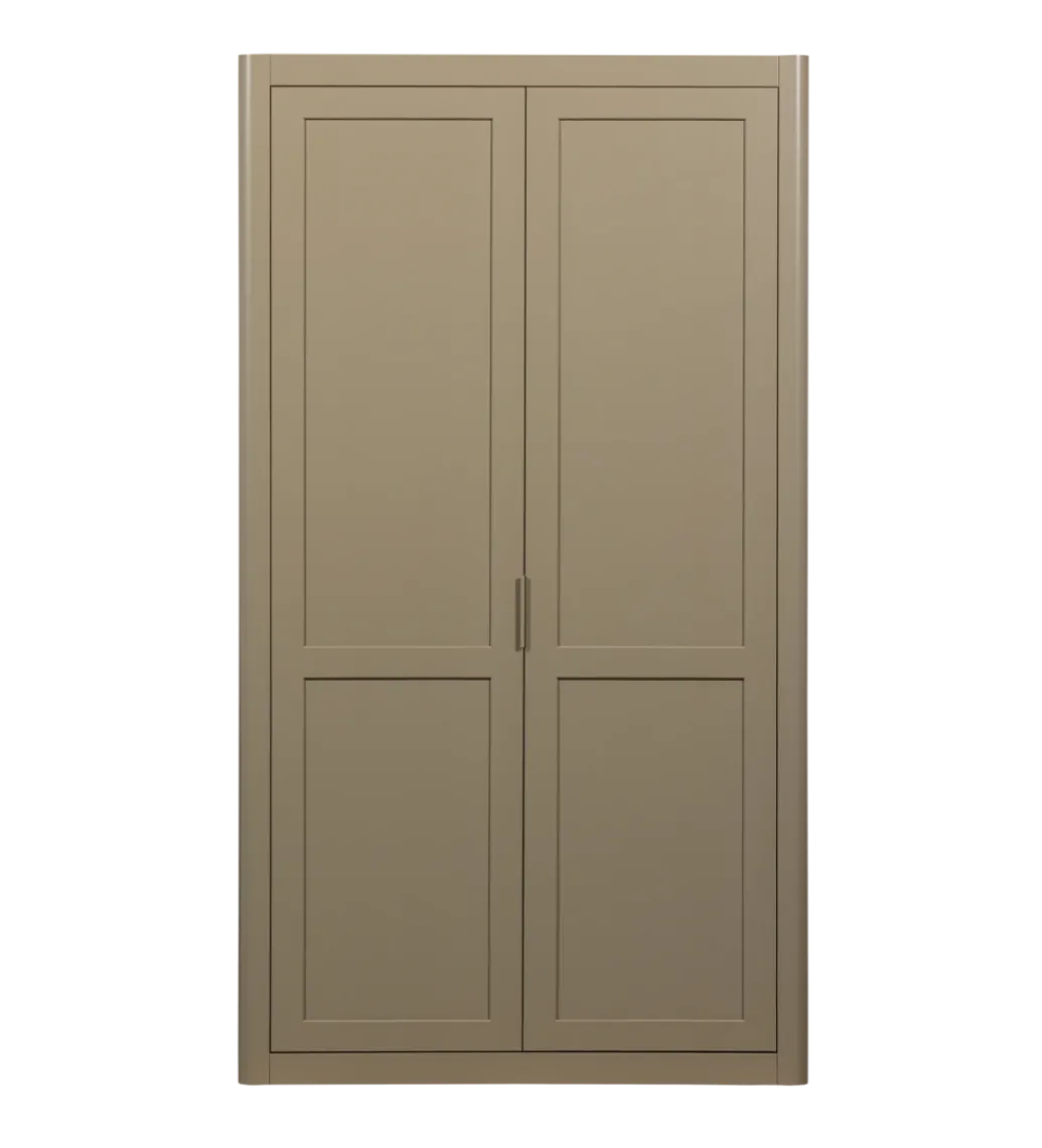 Regał GUNNAR 217 x 120 cm szary piaskowy*WOOOD Clearance