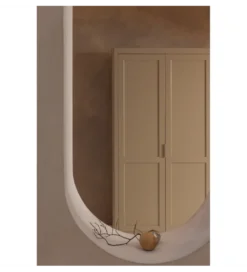 Regał GUNNAR 217 x 120 cm szary piaskowy*WOOOD Clearance