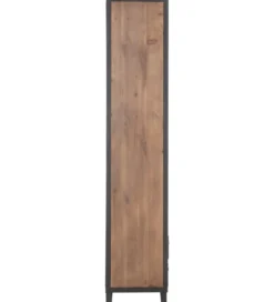 Regał IMERATIS 200 cm ciemno brązowy*J-Line Hot