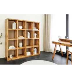Regał IRON CRAFT 160 x 156 cm drewno mango naturalny*Invicta Interior - przedsprzedaż New