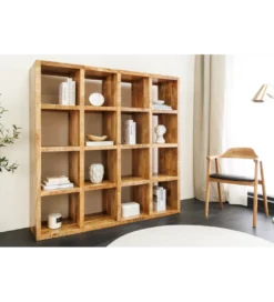Regał IRON CRAFT 160 x 156 cm drewno mango naturalny*Invicta Interior - przedsprzedaż New