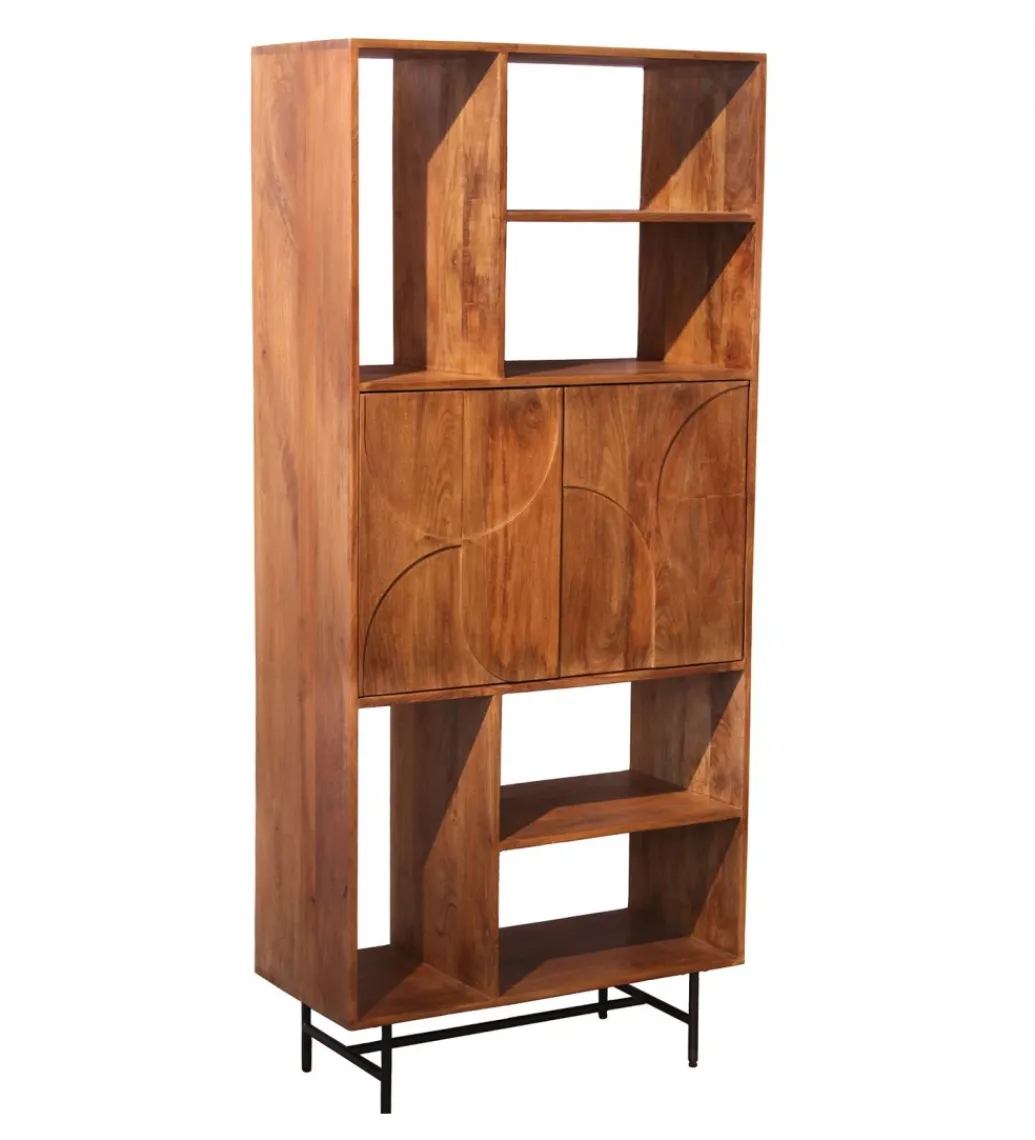 Regał JANNYK 80 cm drewno mango*Exclusivas New