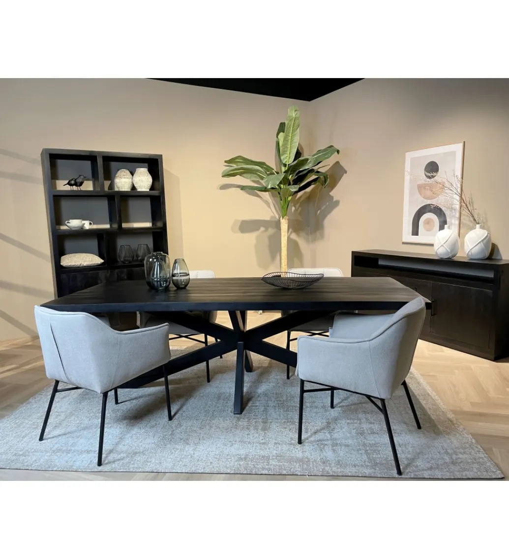 Regał JAXI 120 cm czarny*LF-Design Online