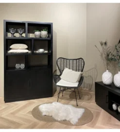 Regał JAXI 120 cm czarny*LF-Design Online