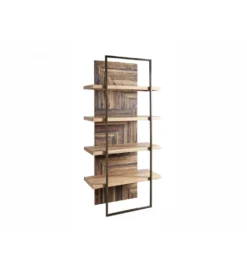 Regał LACERTA 90 cm drewno akacja*Imeri Outlet