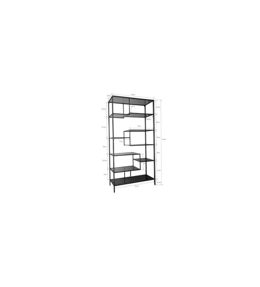 Regał LOFT 115 cm złoty*KARE Discount