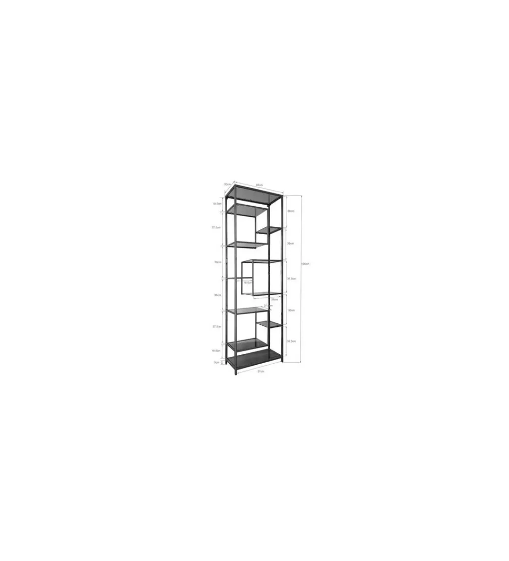 Regał LOFT 60 x 195 cm złoty*KARE Sale