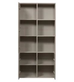 Regał MEGGY 108 cm drewno sosny szary lewostronny*WOOOD Best