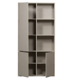 Regał MEGGY 108 cm drewno sosny szary lewostronny*WOOOD Best