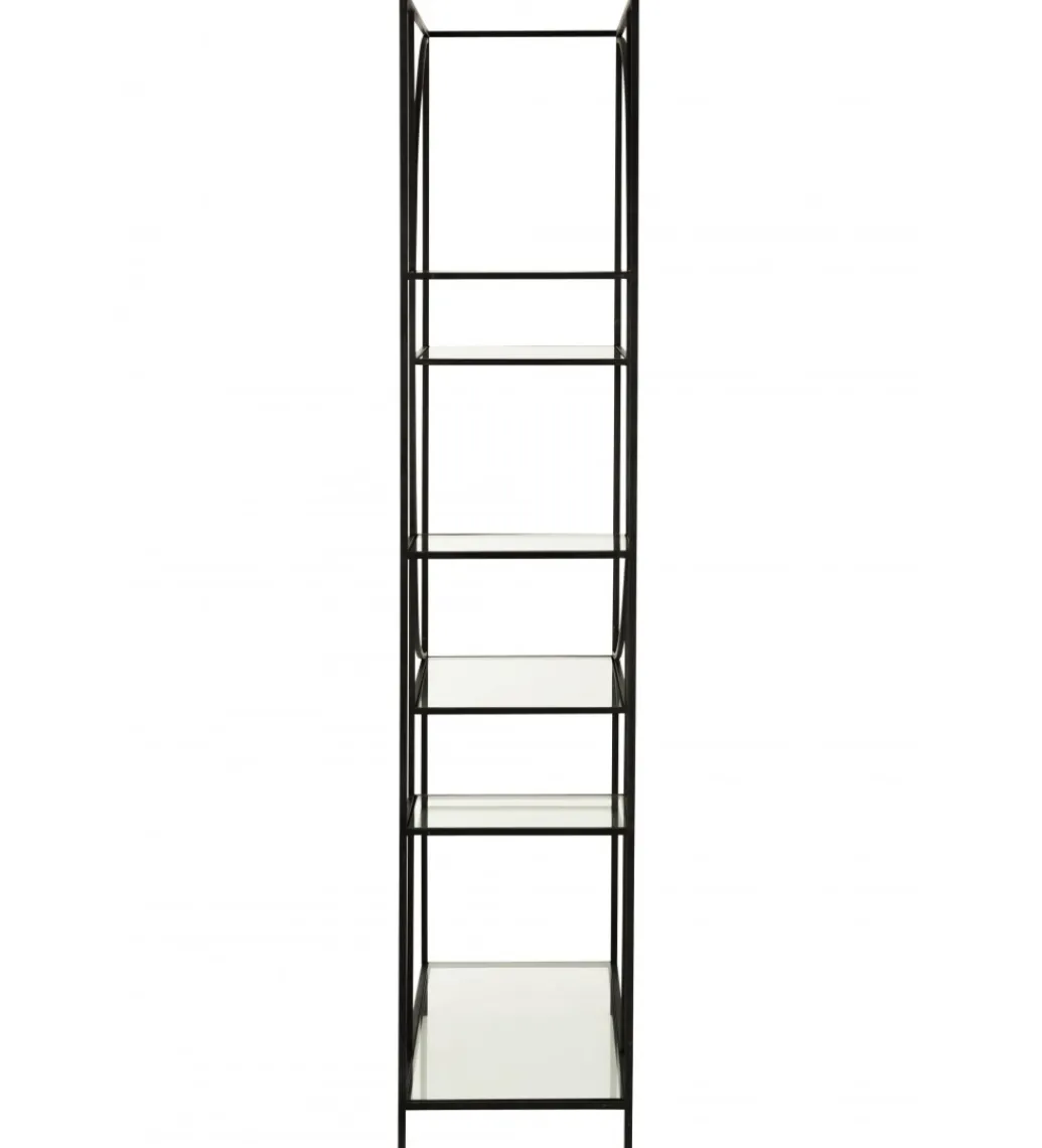 Regał metalowy Circle 180 cm czarny*J-Line Sale