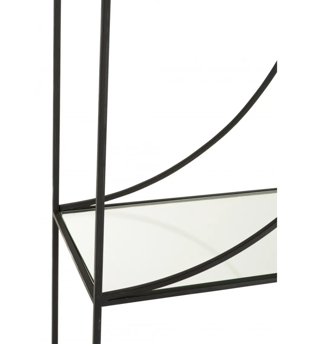 Regał metalowy Circle 180 cm czarny*J-Line Sale