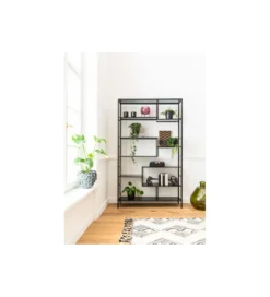 Regał metalowy Loft 195 cm x 115 cm czarny*KARE Hot