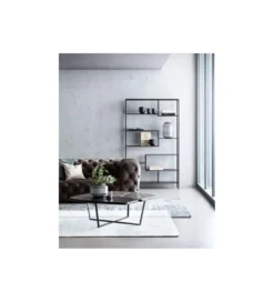 Regał metalowy Loft 195 cm x 115 cm czarny*KARE Hot