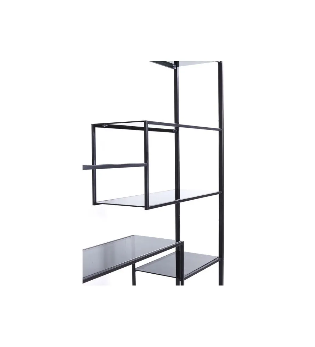 Regał metalowy Loft 195 cm x 115 cm czarny*KARE Hot