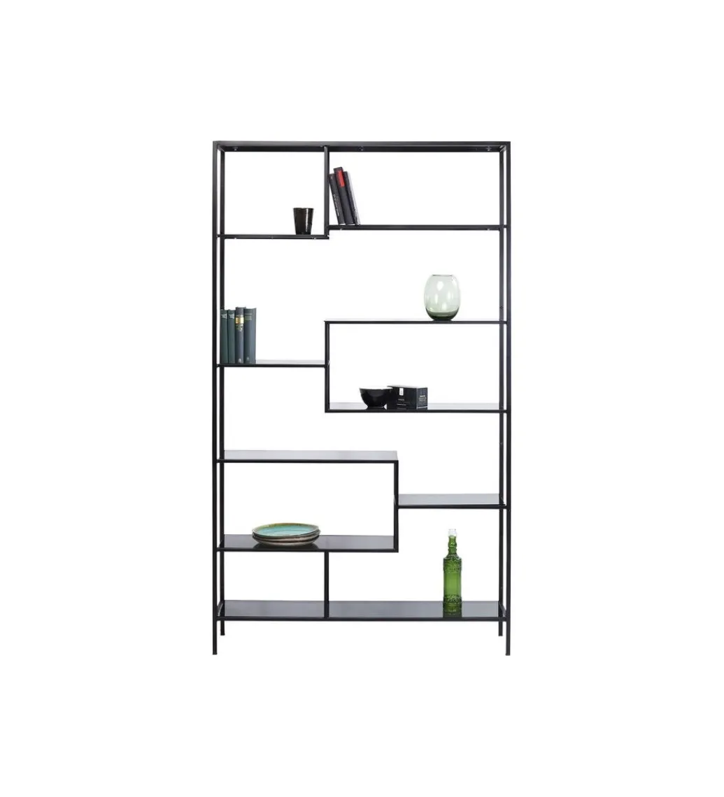 Regał metalowy Loft 195 cm x 115 cm czarny*KARE Hot