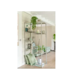 Regał Metalowy RACK srebrny*J-Line Outlet