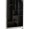 Regał MODE 168 cm drewno mango czarny*J-Line Discount
