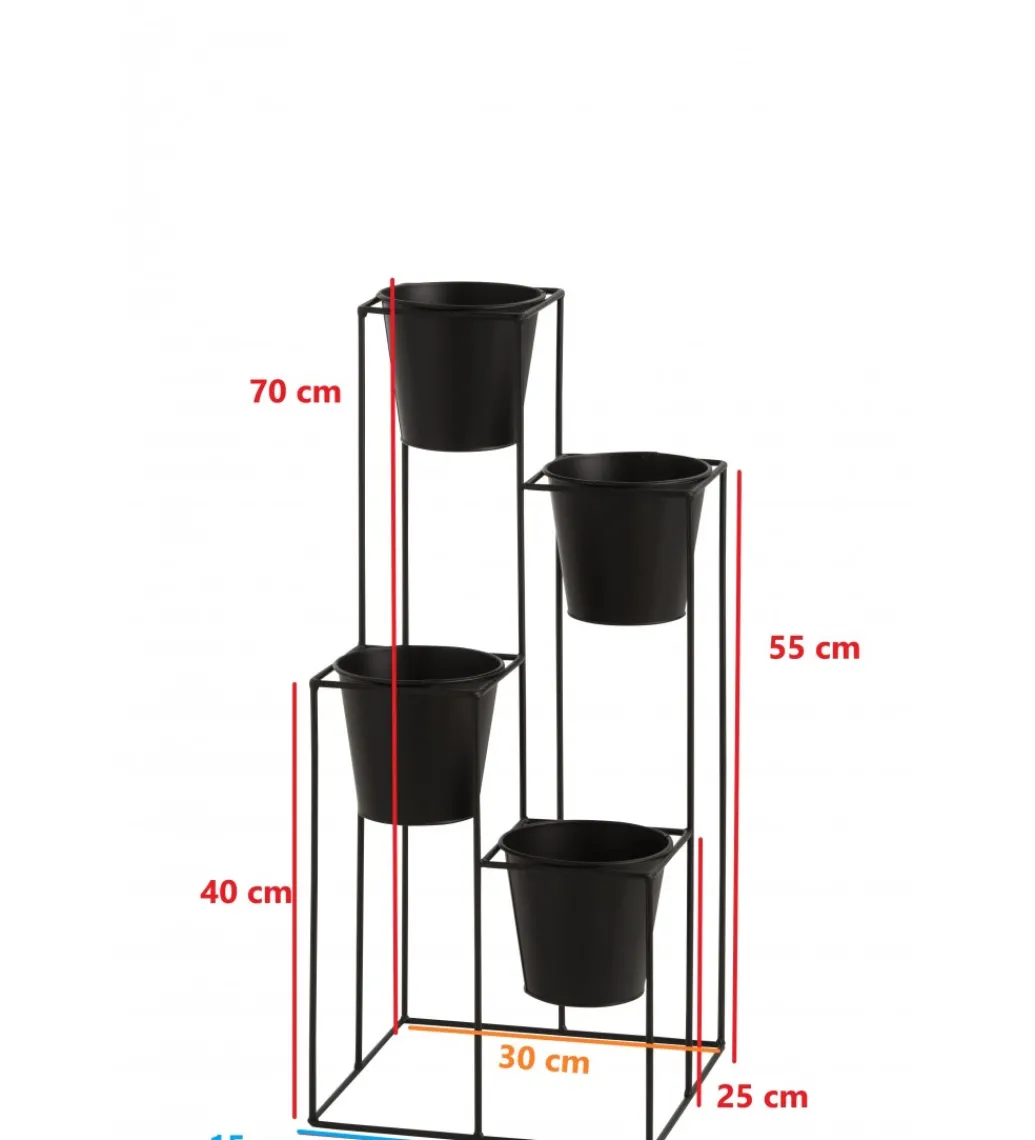 Regał na kwiaty Flowerpot Holder metalowy*J-Line Best