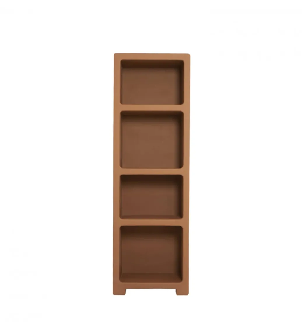 Regał NALUNO 60 x 190 cm terrakota*L&L Outlet