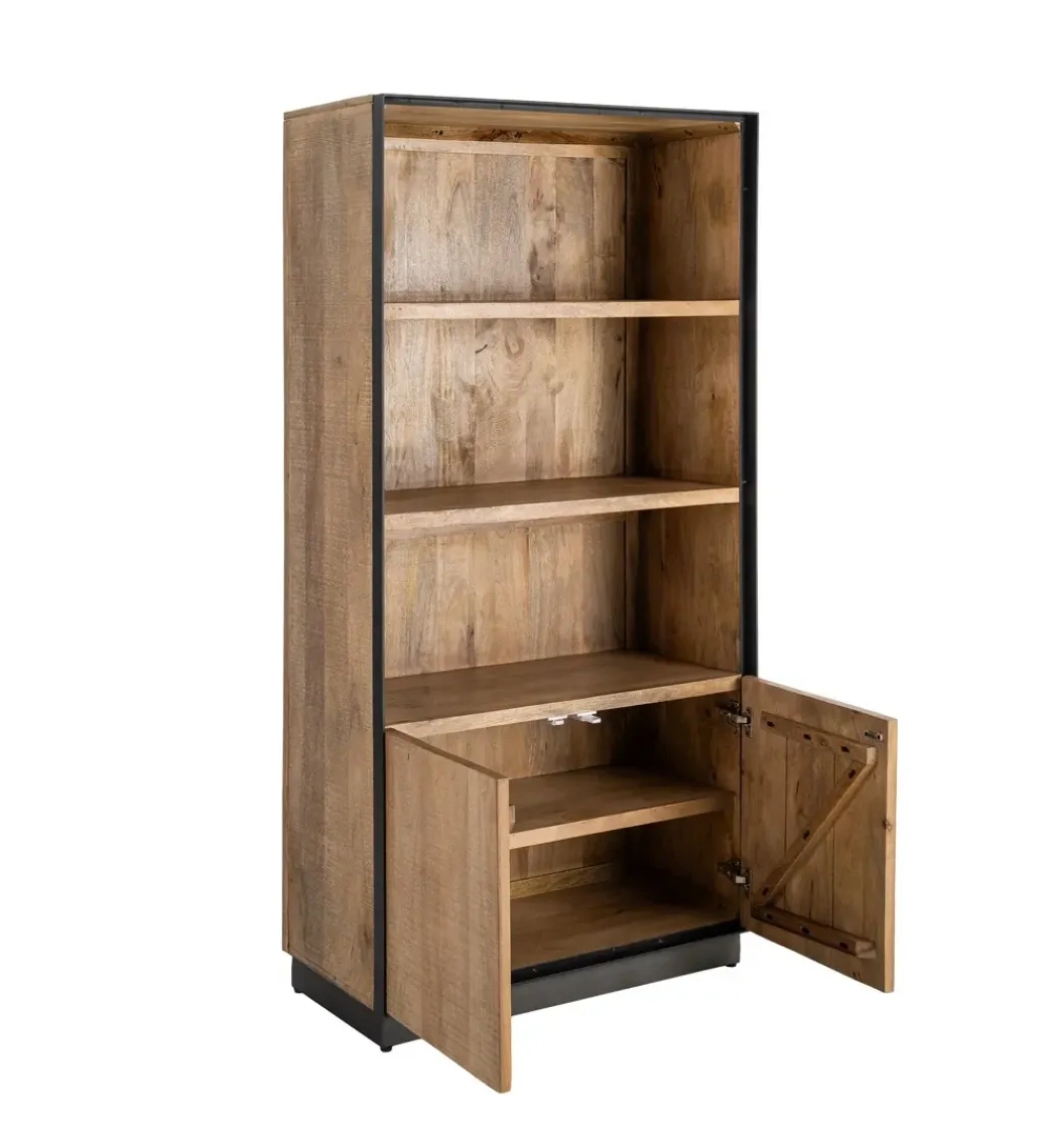 Regał OHIO 180 cm drewno mango*Zona-Design