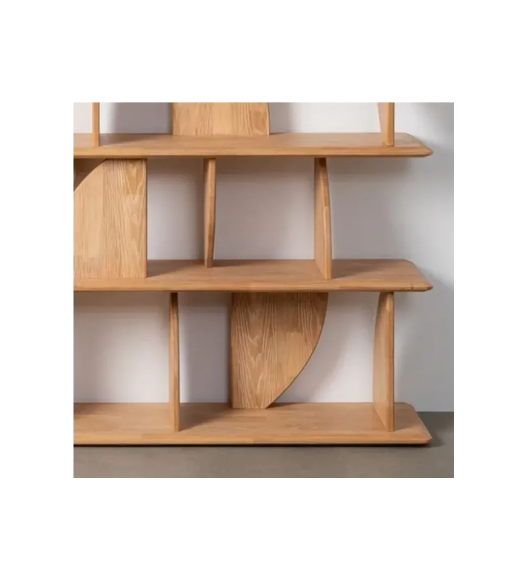 Regał PUNKAN 161 cm drewno kauczuk naturalny*Zona-Design Discount